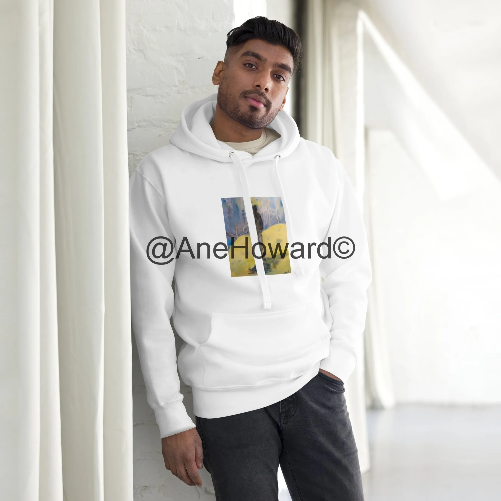 Cotton Hoodie Walking Away
