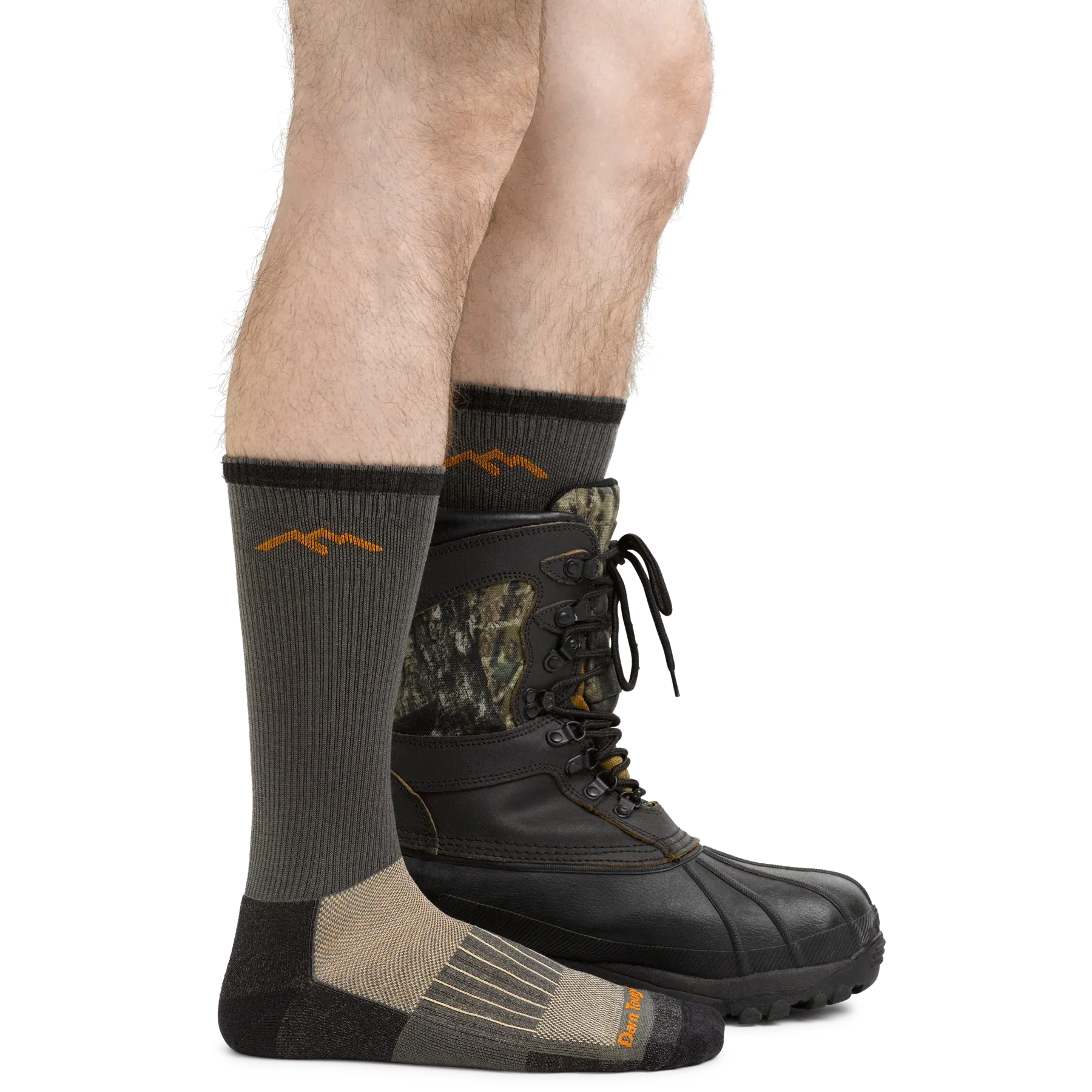 Darn Tough Men's Boot Lightweight Hunting Sock - Large