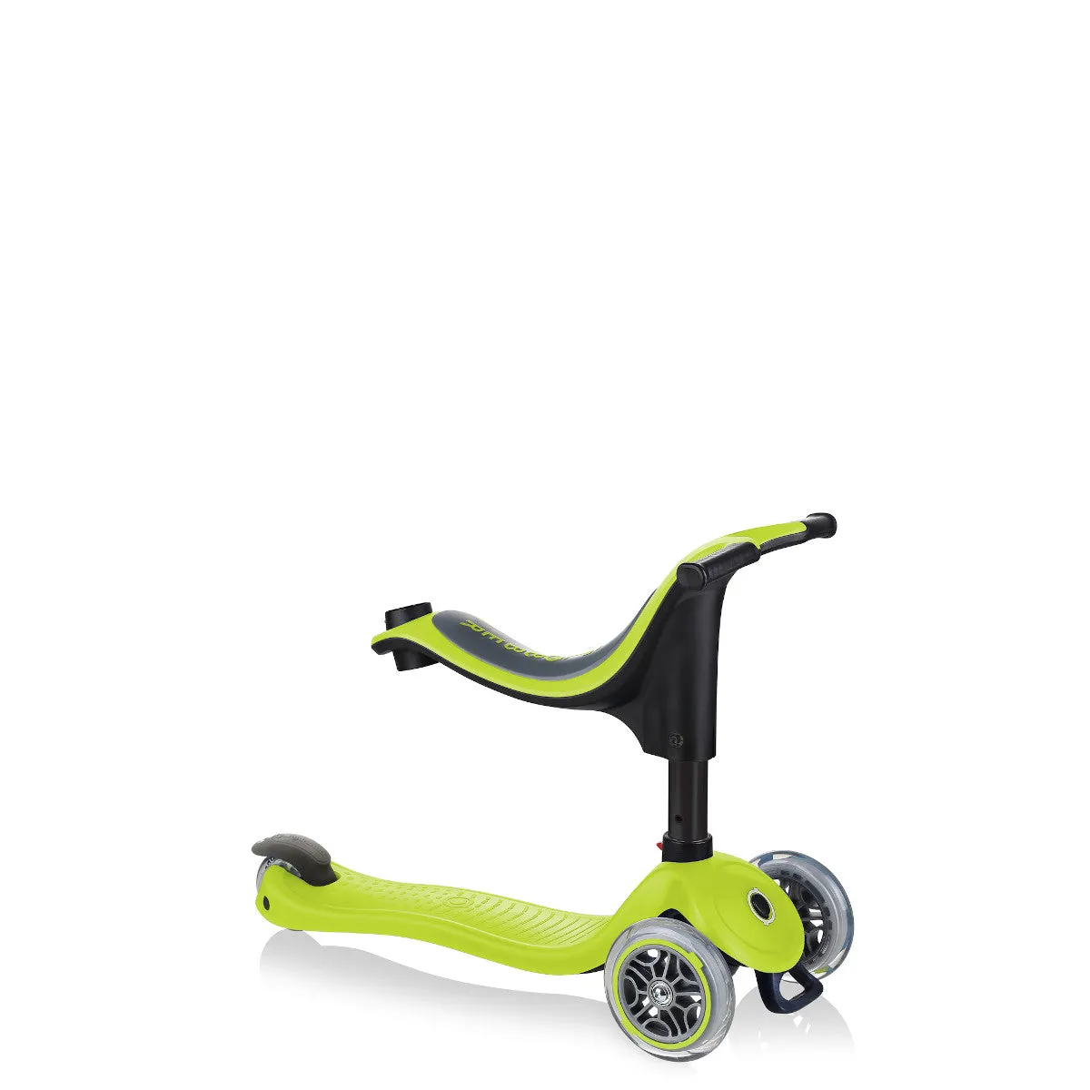 Globber GO UP Sporty Toddler Scooter With Seat - Lime Green