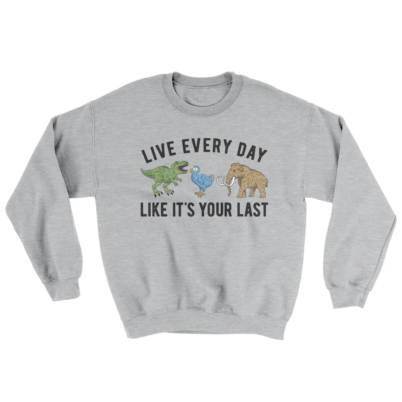Live Every Day Like It’s Your Last Ugly Sweater
