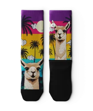 Llama Crew Socks