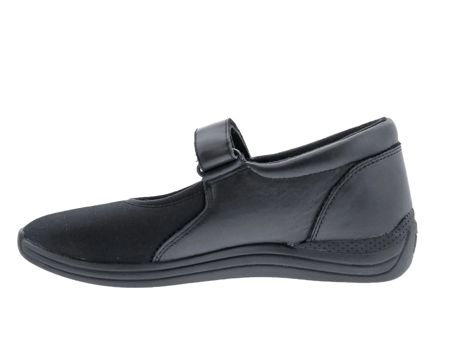 MAGNOLIA Black Leather/Stretch