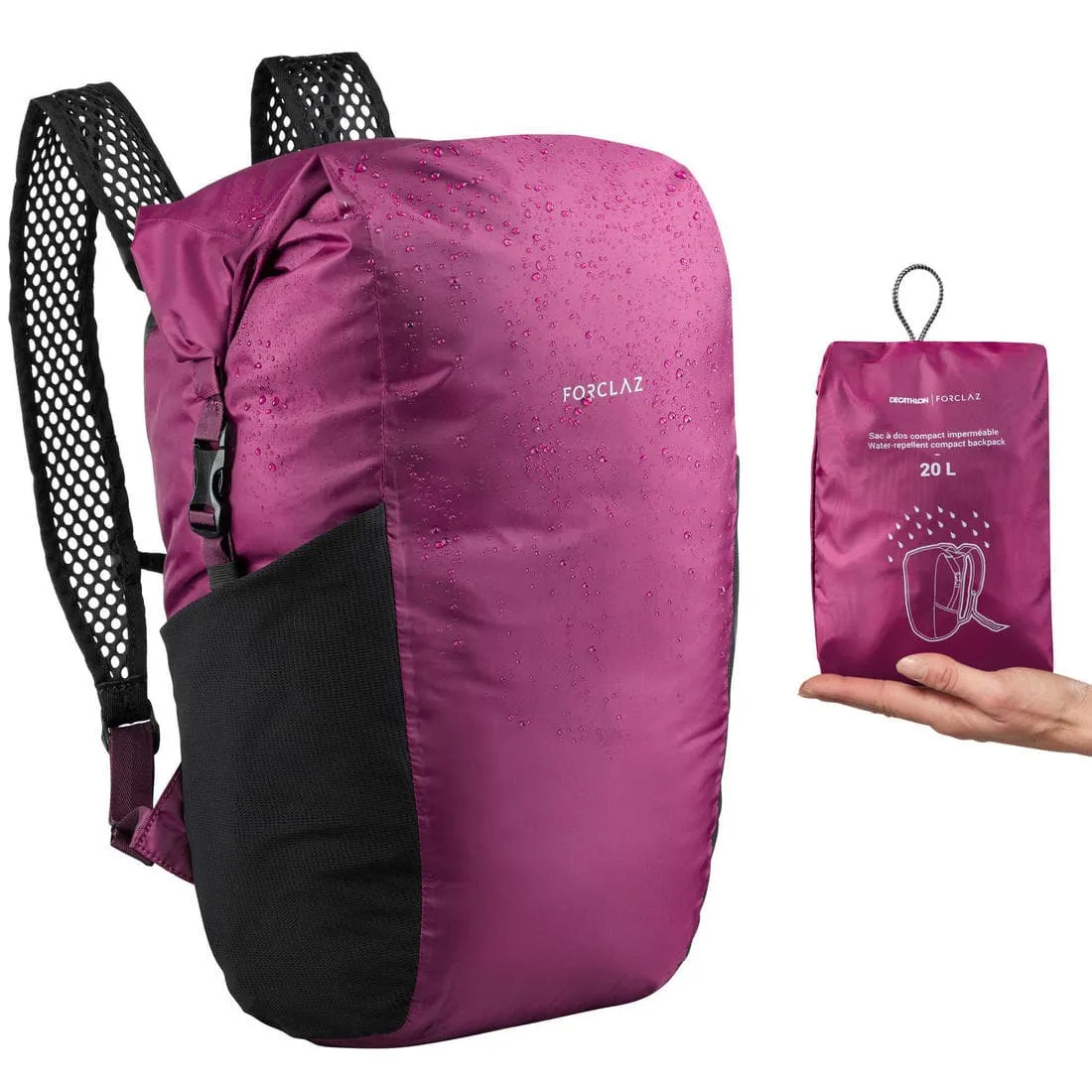 Sac à dos pliable et imperméable 20l - travel