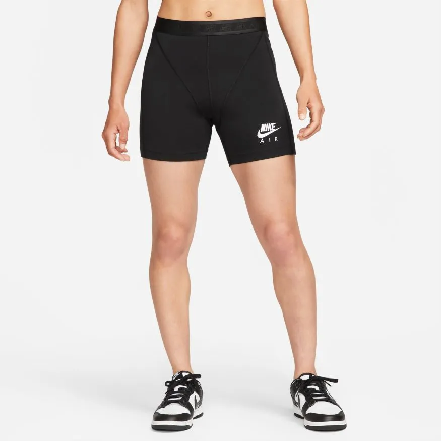 W NIKE AIR RIBBED SHORTS "BLACK"